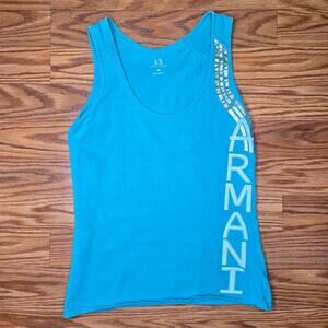 Armani Exchange Blue Tank Top size XS